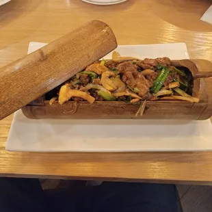 Bamboo beef Teriyaki