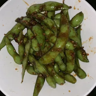 Thai Style Spicy Garlic Edamame