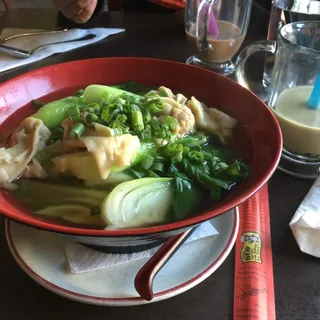 Wonton Egg Noodle Soup