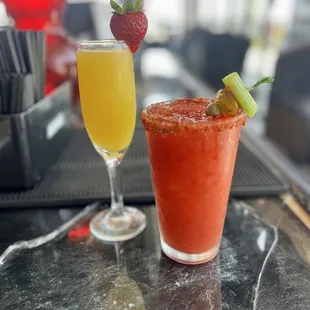 Mimosa and Bloody Mary