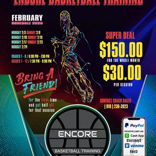 February Schedule