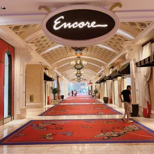 the entrance to the resort