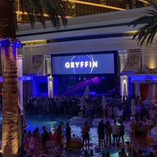 Someone threw up in the main pool which is why nobody is there