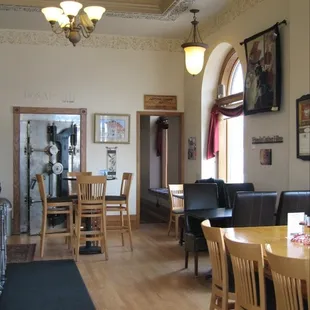 the interior of a coffee shop