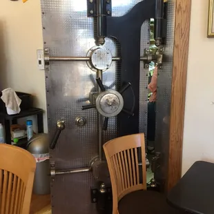 a coffee machine in the middle of the room