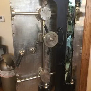 I stopped in St. James, MN, today for a visit to the Encore Coffee Cafe.  It is in an old remodeled bank building.