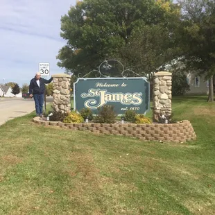 St. James, MN, is a lovely small town next to a lake.