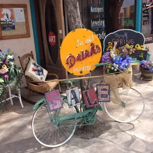 The outside of our store is a preview of the inside.