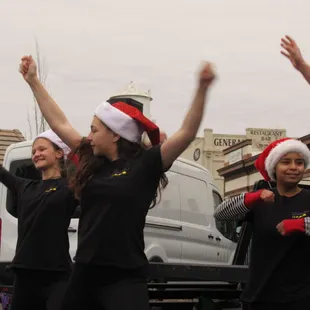 Hip Hop Santas at Dickens Faire 2019