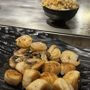 Scallops Meal w/ Chicken Fried Rice