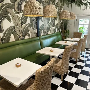 Inside seating