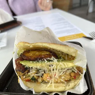 Fish arepas