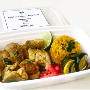 We are experts at making international foods healthy and delicious! All calories and macros are labeled for you!