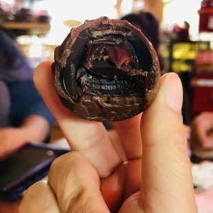 Champaign chocolate truffle