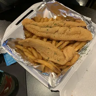 Fried Fish and fries