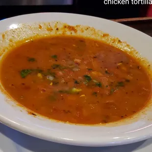 Chicken tortilla soup