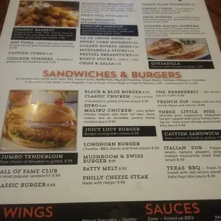 We just discovered that End Zone has amazing food. I LOVE their wings and their sandwiches are top notch.