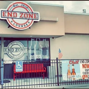 End Zone lounge!!