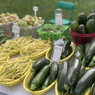 Fresh produce available at the Enderis Park Farmers Market