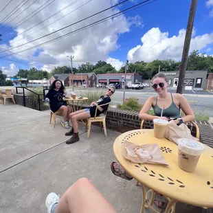 Coffee and croissants!