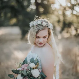 Bouquet and headband