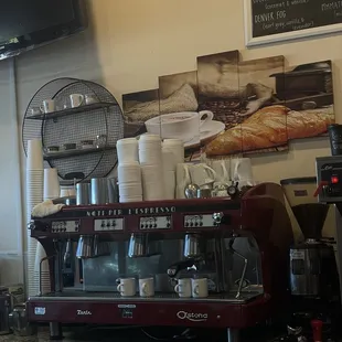 Cool coffee machine