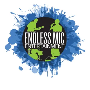 the logo for endless mic entertainment