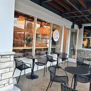 Outside seating