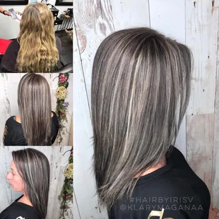 3 hour process, used @schwarzkopfusa blonde me for her highlights  and for her lows used @oligopro calura 5B &amp; 5N