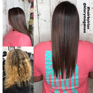 Wow  no caption needed! Total transformation on my client Erin