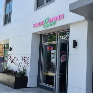Front of the restaurant