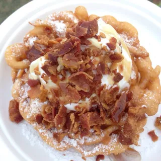 Powdered Sugar Funnel Cake