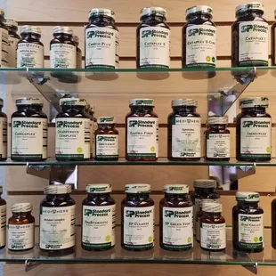 We carry a full selection of Standard Process whole food supplements. We also special order if not in stock.
