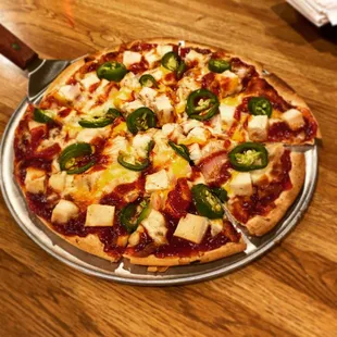 Jake's BBQ Pizza + Jalapeños