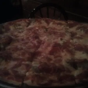 Sausage and Pepperoni goodness!!!!