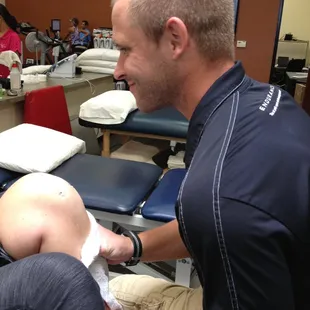 Brandon improving knee motion