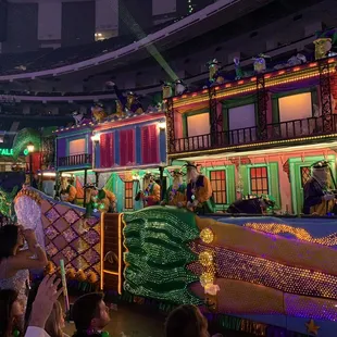 a float in a parade