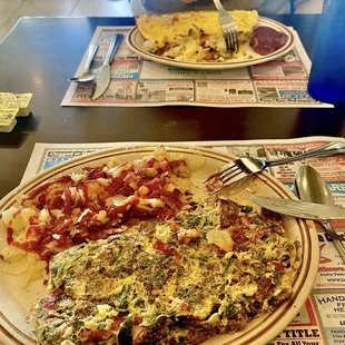 Endy&apos;s Omelet &amp; Greek Omelet