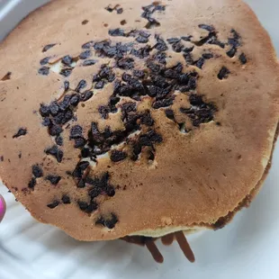 Chocolate chip pancakes