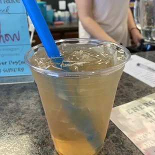 Just an original tea. No sweeteners. Cool, healthy, and refreshing!