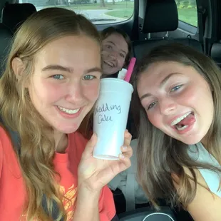 Wedding cake shake with strawberry looks are deceiving: