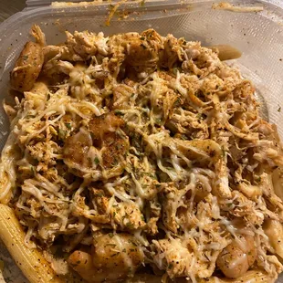 Cajun Chicken and Shrimp Pasta