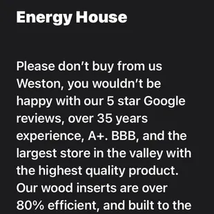Energy House Correspondence