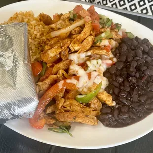 Chicken Fajitas Lunch SPECIAL 2-GRILLED CHICKEN FAJITAS.