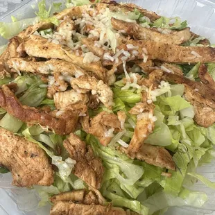 Caesar Salad with Grilled Chicken Breast