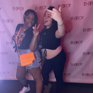 two women posing for a picture