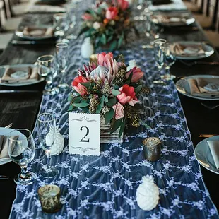 Table center pieces by Sarah