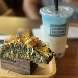 Taco Tonka &amp; peach sky (new drink)