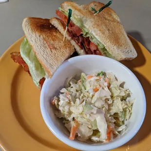 Classic BLT w/ coleslaw for $7.