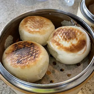 P25. Pan Fried Pork Buns ( 3 )